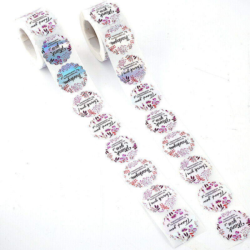 500 Pcs Round Thank You for Supporting My Small Business Stickers Diy Sti.l8