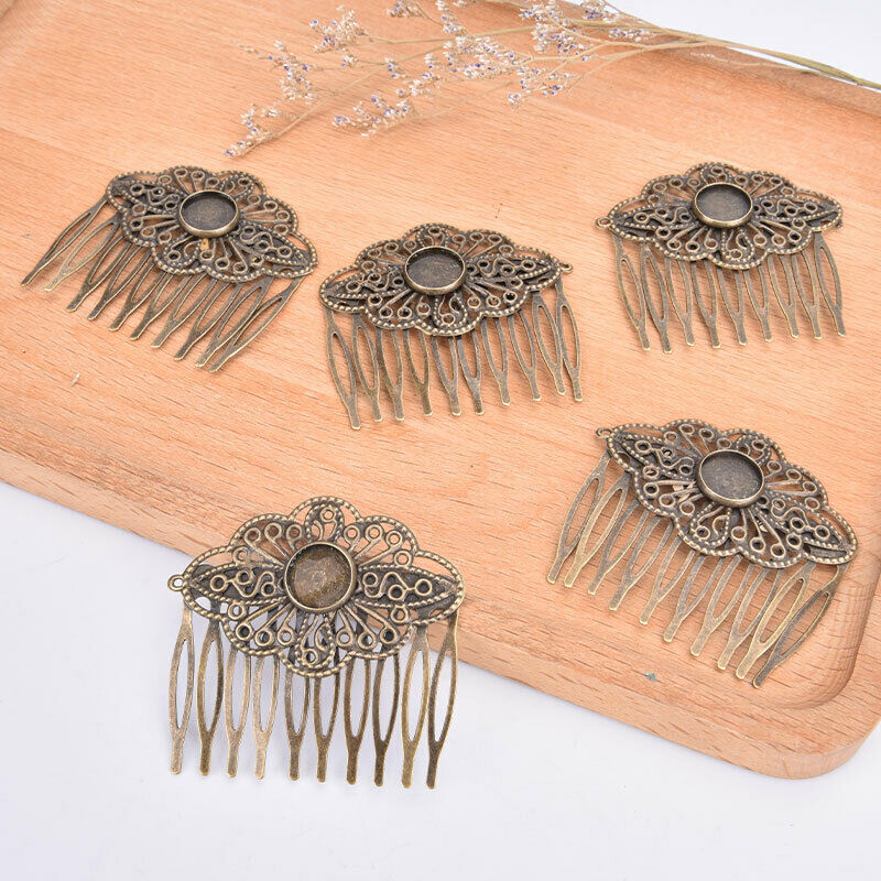 5pcs Hair Comb Jewelry Making Hairpins Findings Hair Clips AccessoriesFCA