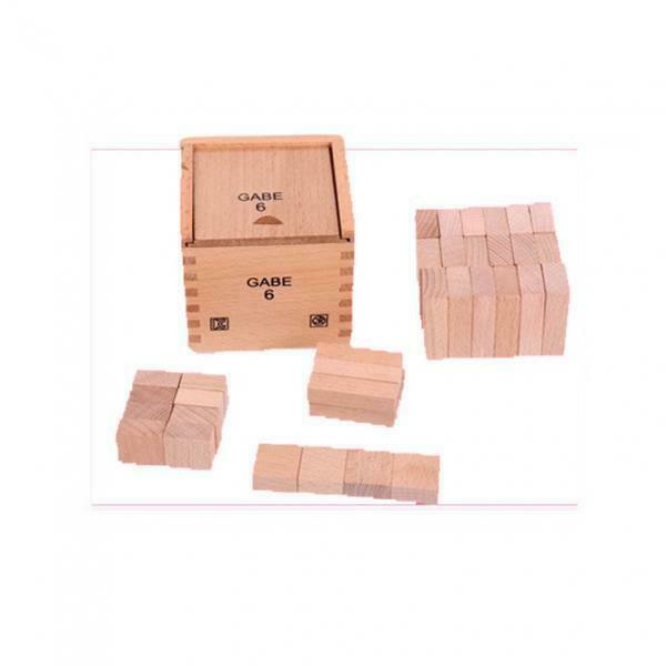 Hand Polished Wood Bricks Infant Kids Brick Building Blocks Toys with Box