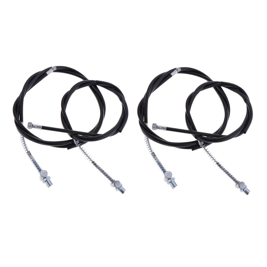 Black Durbale Front & Rear Brake Line Brake Cable Assembly for Yamaha PW50