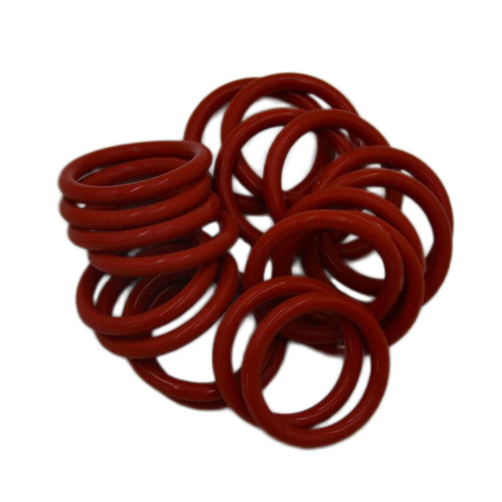 20x Orange Silicone Tube Damper Silicone Rings For 12AX7 12AU7 12BH7 EL84
