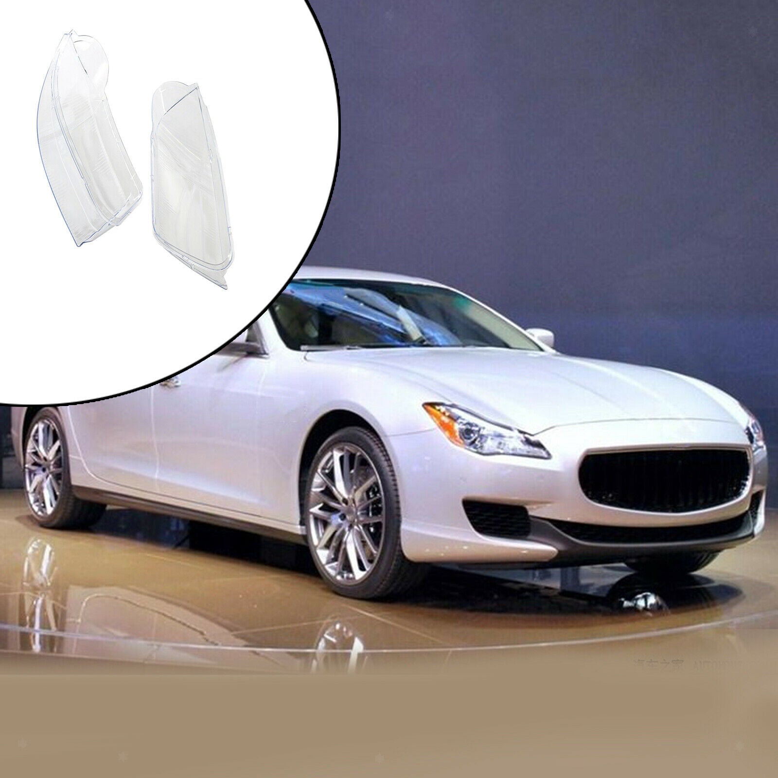 2x front headlight lens cover L&R replacement for VW Passat 2001-2005