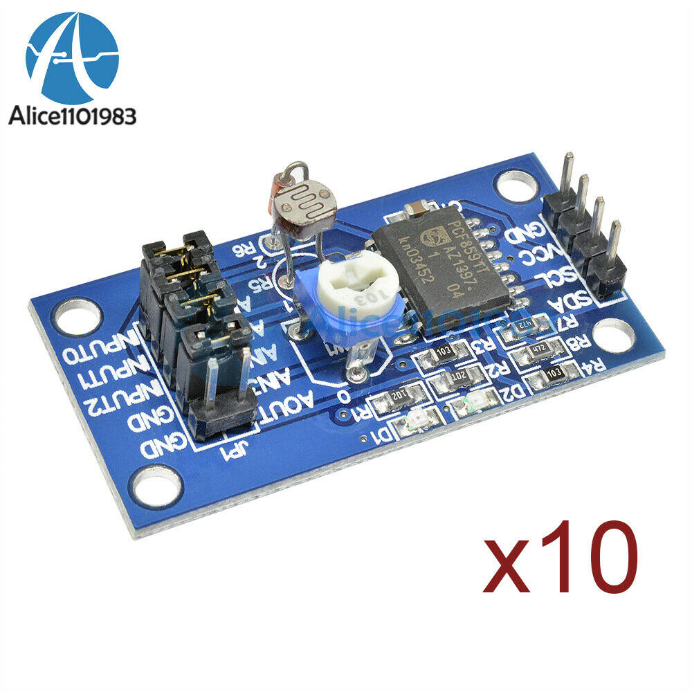 10PCS AD/DA PCF8591 Converter Module for Arduino Raspberry PI