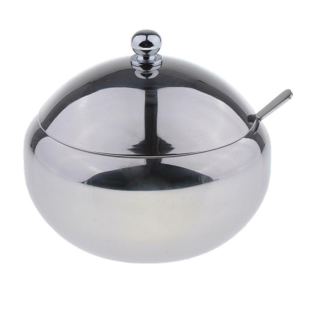 304Stainless Steel Seasoning Container Spice Jar Rack Condiment Cruet Bottle
