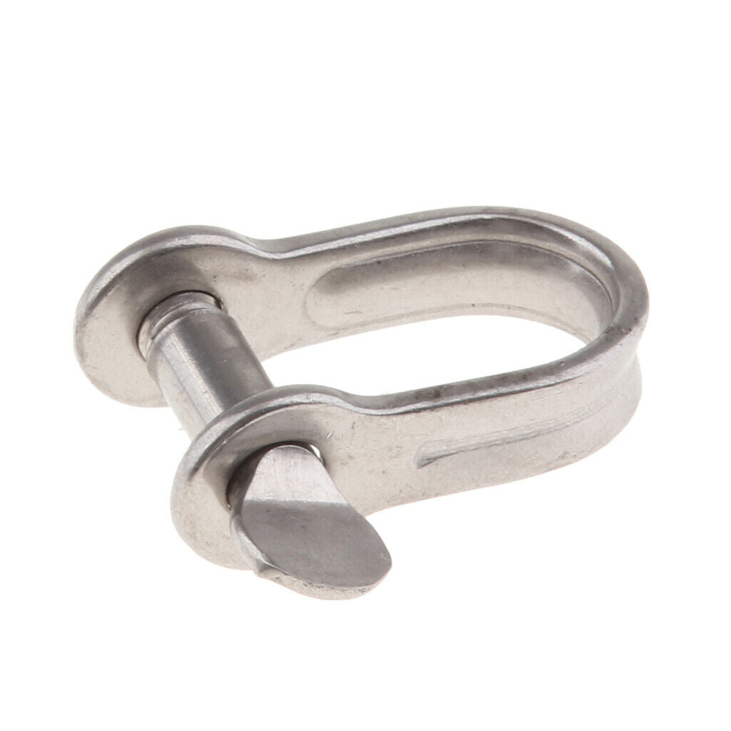Stainless Steel Slotted Pin Dee Shackle for Marine/Sailing/Boat/Ship 4mm/5mm
