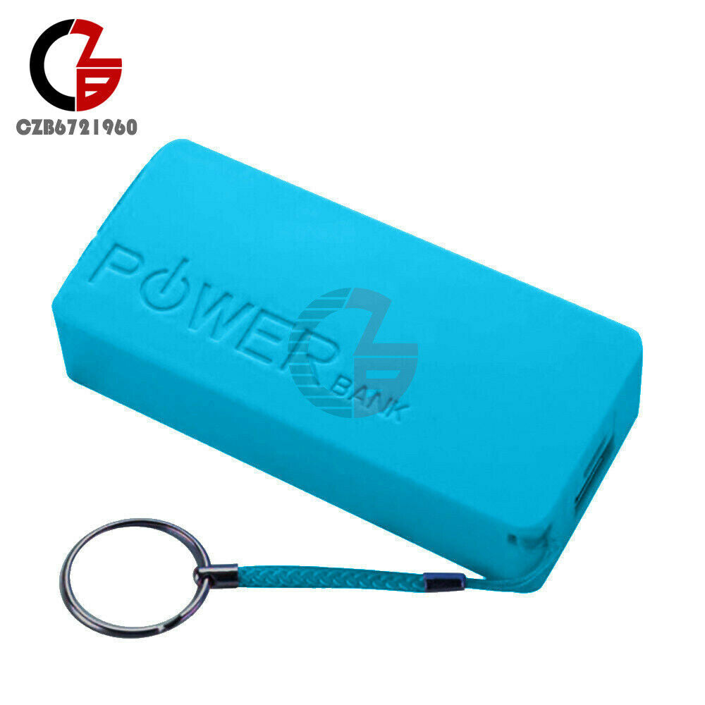 Portable 5600mAh 18650 USB Power Bank Battery Charger Case DIY Box For Phone