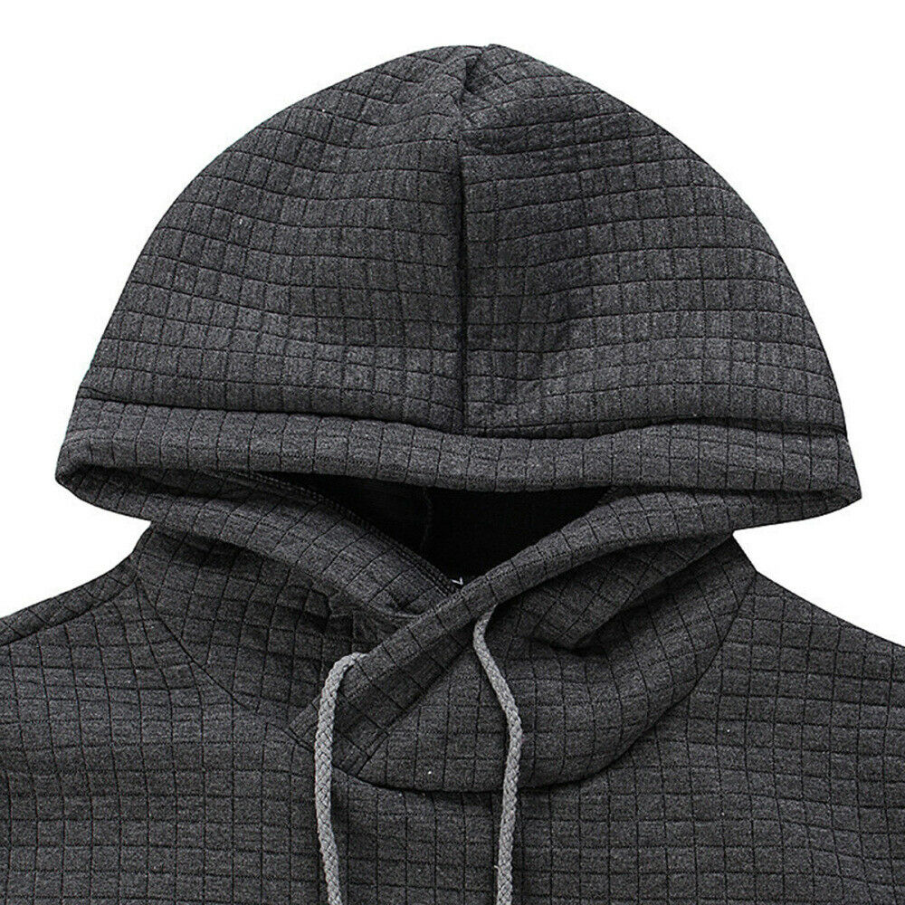 Men Winter Hoodies Warm Hooded Sweatshirt Sweater Coat Jacket Outwear Fashion