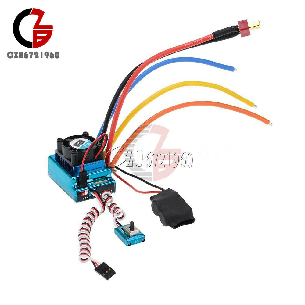 120A V3.0 Sensored Brushless Speed Controller ESC for 1/8 1/10 1/12 Car Crawler