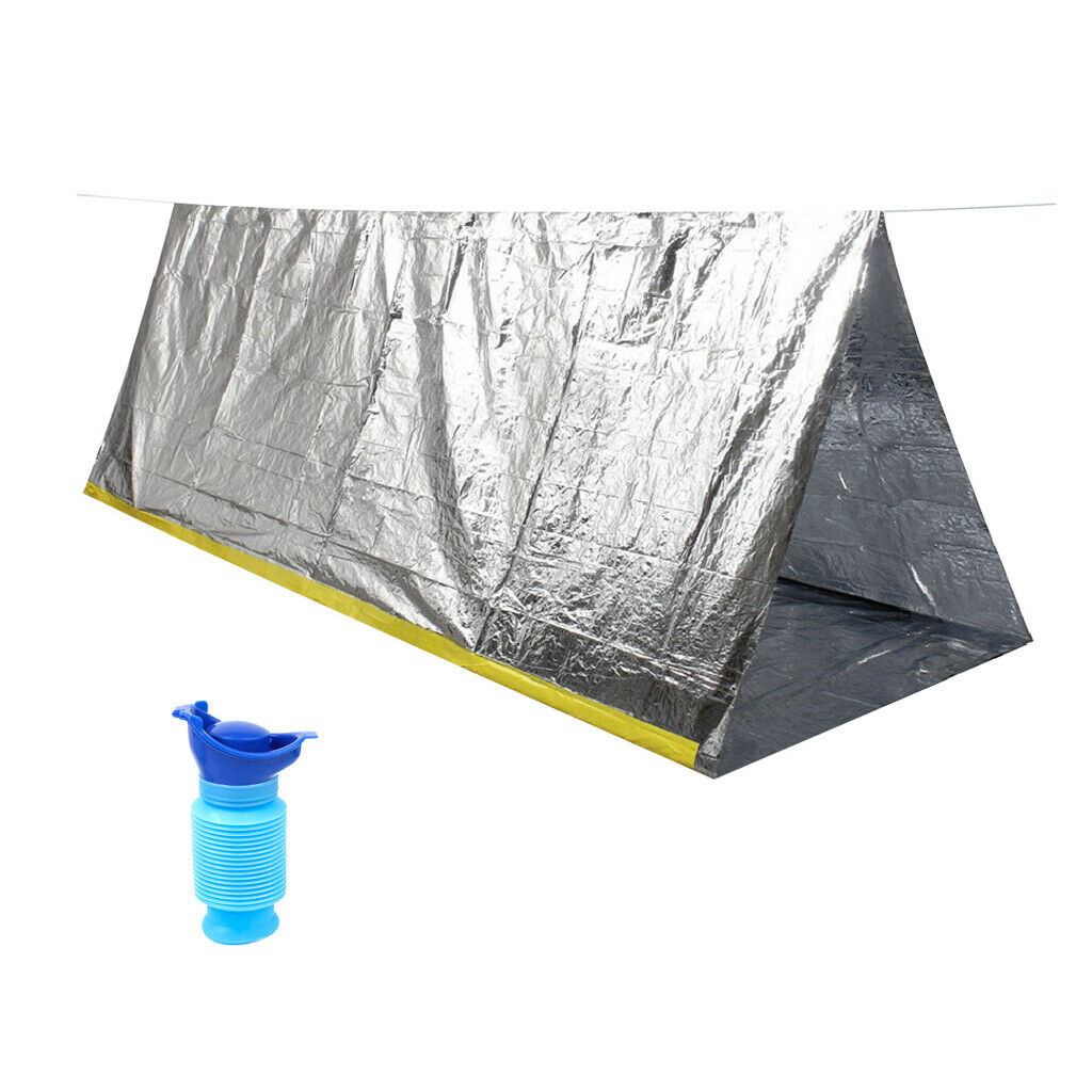 Outdoor Camping Survival Tent Shelter Awning with Portable