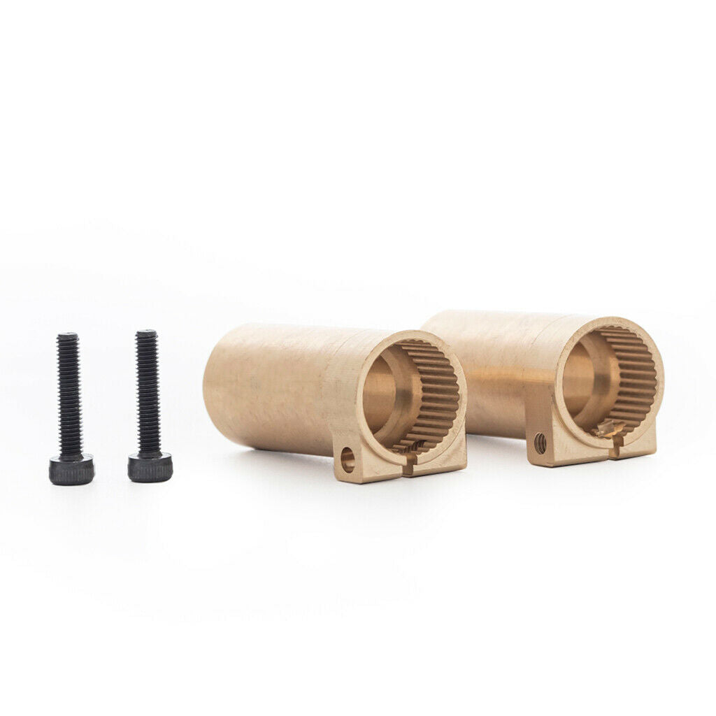 1:10 Brass Rear Straight Axle Adapter Parts & Accessories for Axial SCX10 II