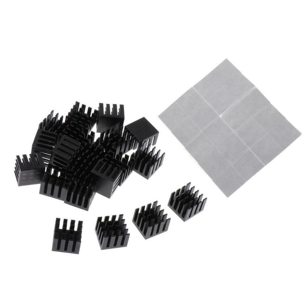 20 Pieces  Sink Made of Black Aluminum Cooler with Tape for