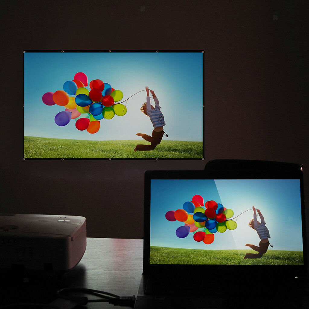 16/9 Polyester Projector Screen Film   Home Cinema Projection 84 inch