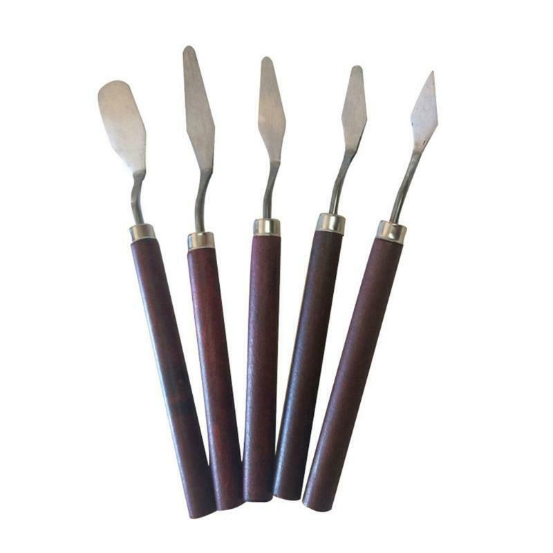 7 PCS Stainless Steel Spatula Palette Knives Oil Painting Accessories for Artist