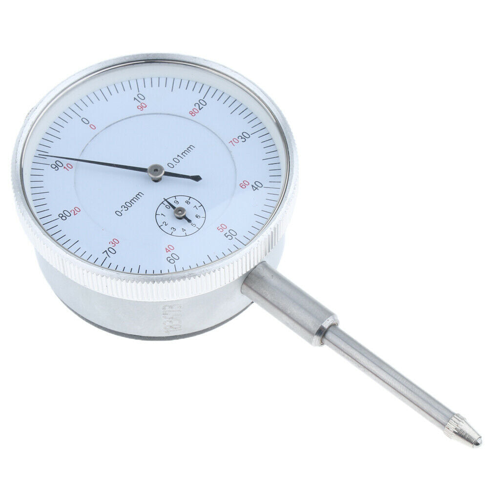 Precision Round Dial Test Indicator with Needle Point, Metric, 0-30mm