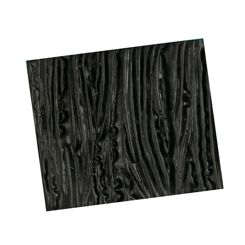 Tree Bark Texture Wood Pattern Mat Fondant Silicone Mould Cake Decor Sugar MBDA