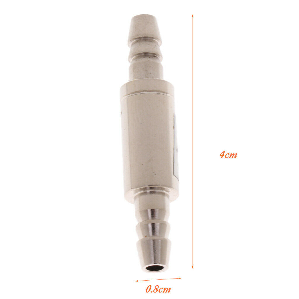 One Way Stainless Steel Check Valve For Aquarium CO2 System Air Pump