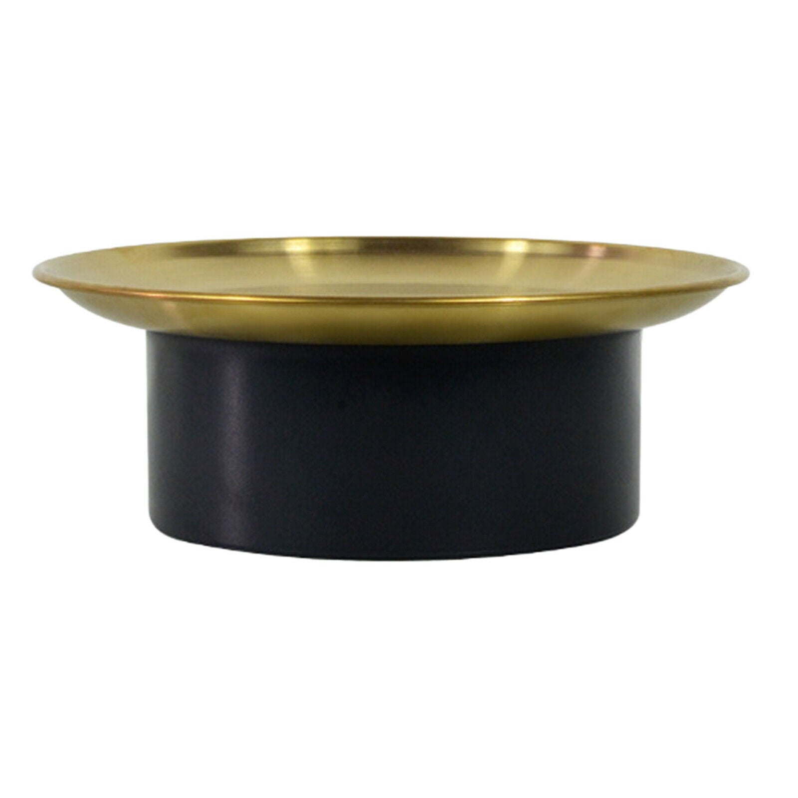 Storage Tray Lidded Cake Lipstick Jewelry Plate Countertop Gift Black Big