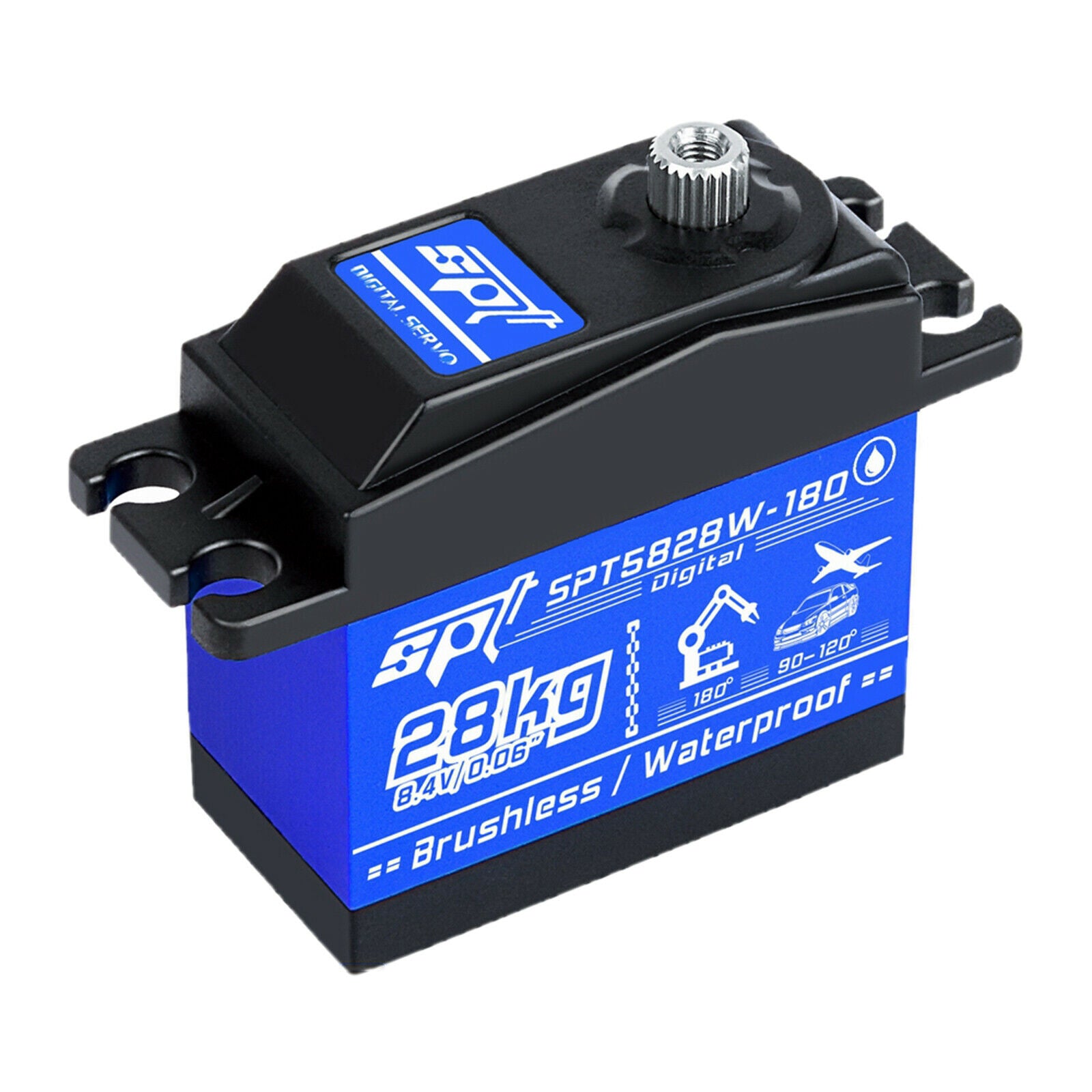 28kg Brushless Servo Support 2S for 1:8 Touring Car Aircraft Accessory