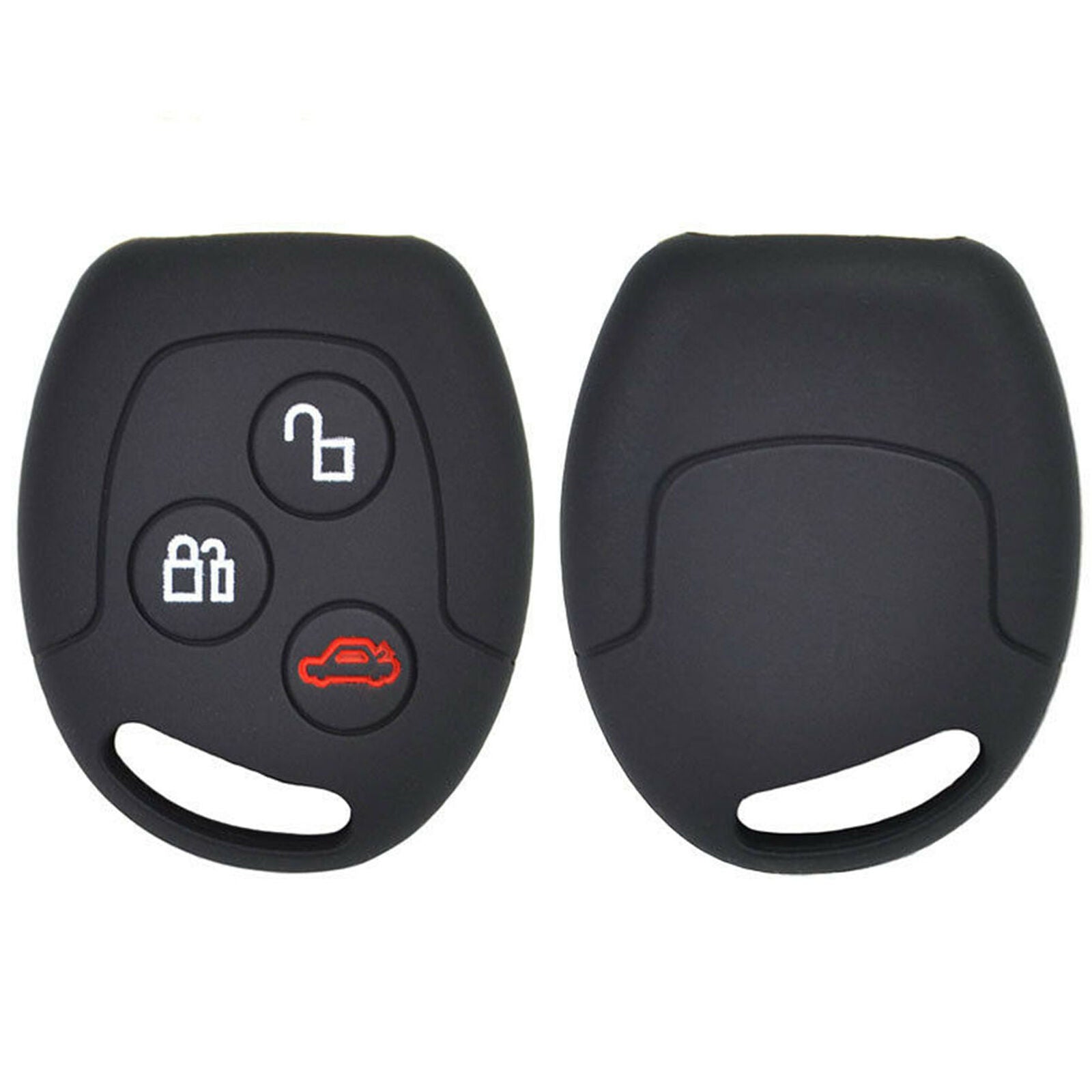 Silicone Car Key Cover Case For Ford Focus KA Galaxy Fiesta Mondeo Remote Fob