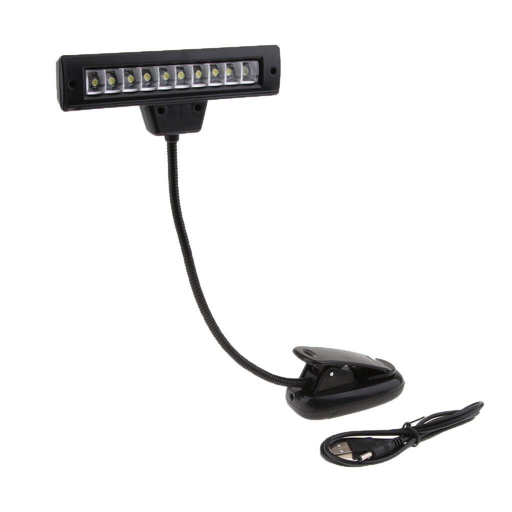 Light Clip for Music Stand, Reading Lamp, Desk Lamp,