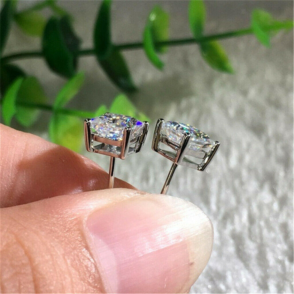 Sparkling Ear Studs Cubic Zirconia Crystal Earrings for Birthdy Gifts, Mother,