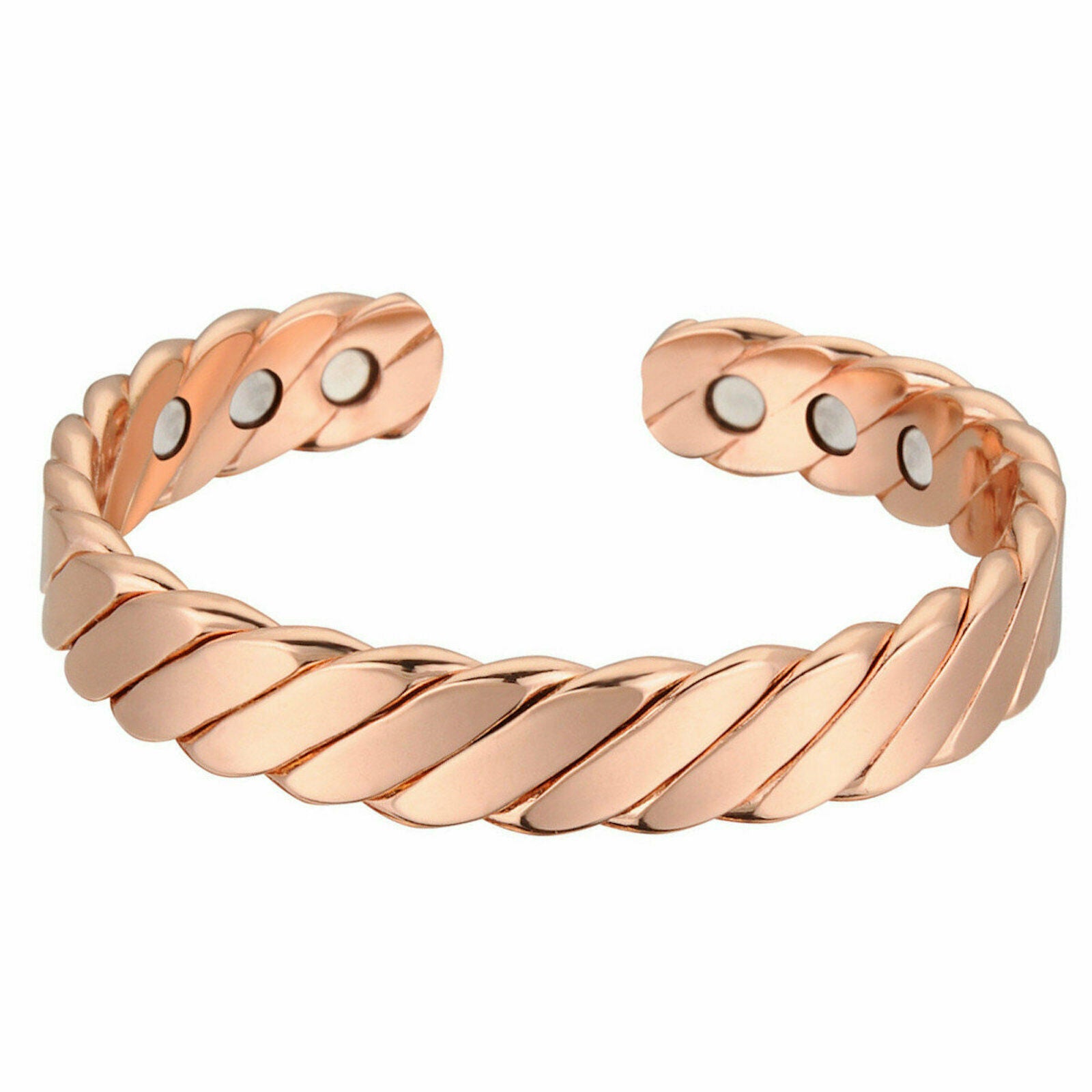 Pure Copper Magnetic Therapy Healing for Arthritis Pain Relief Bangle Bracelet