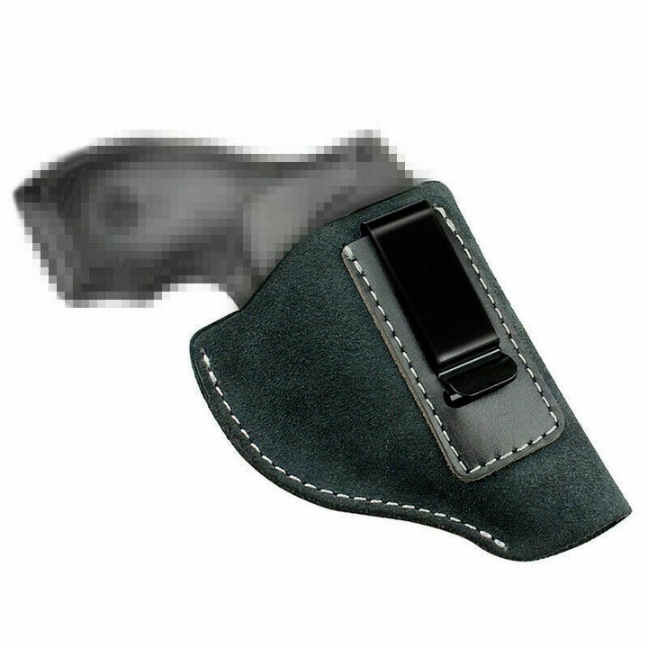 New Suede Leather IWB Handgun Revolver Holster Fit 38 Special J Frame Revolver