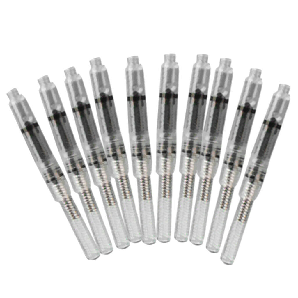 10 lot Fountain Pen Ink Refill Cartridges Ink  Converter Pen Accs