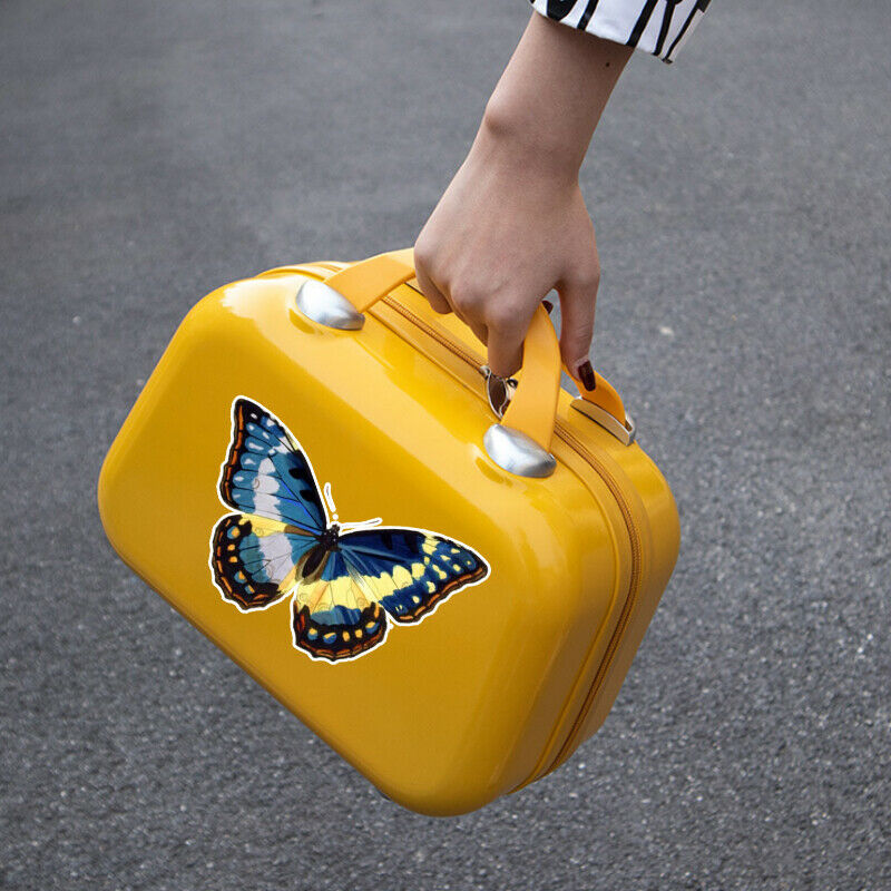 Flying Butterfly Stickers Decals for Water Bottle Cards Laptop Luggage DIY Decor
