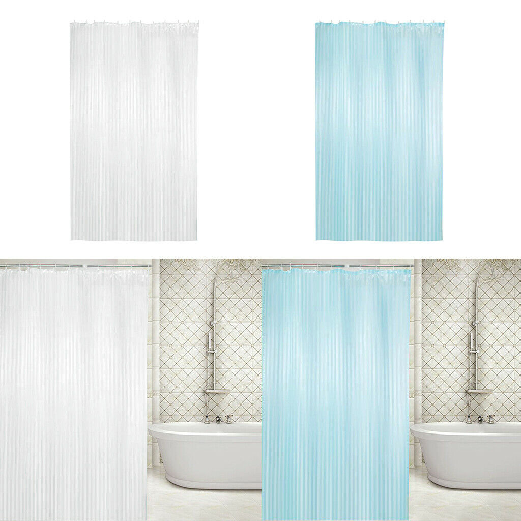 2 Pieces Low-carbon life Water Repellent Odorless Bathroom Curtain Bathroom