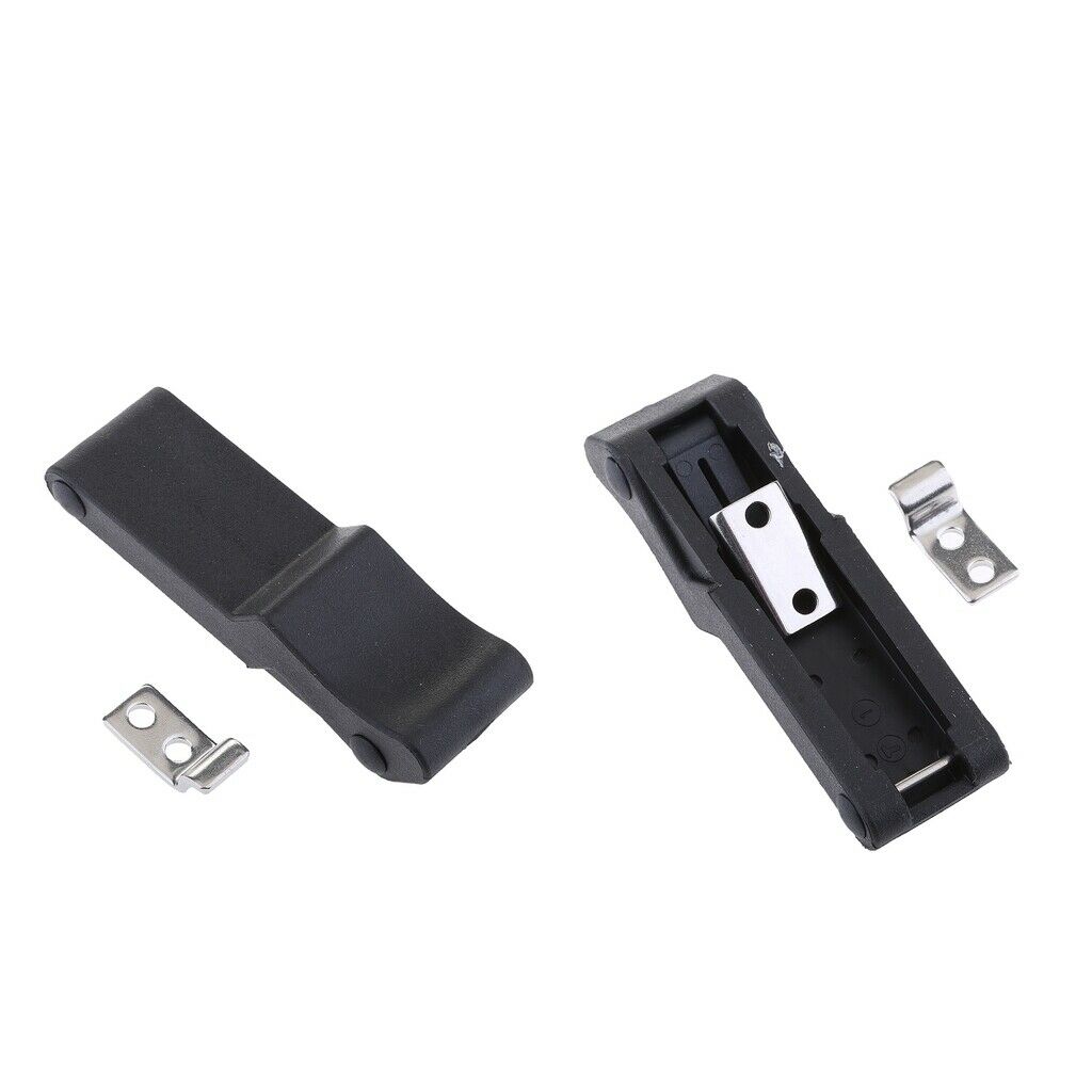 2 packs of Flexible Draw Latch 4 '' Soft Black Rubber Replacement XK710