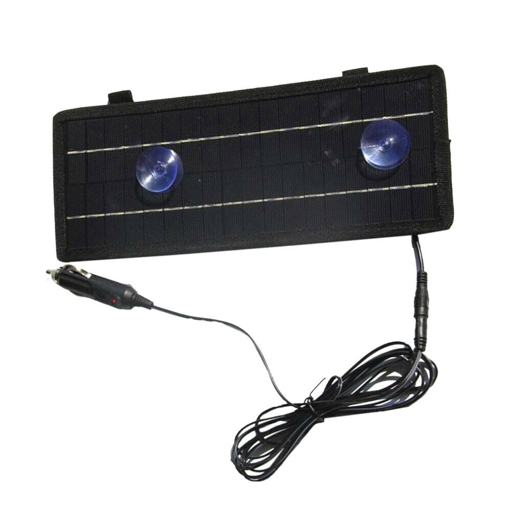 12V  /  4  .  5W     Solar     Pannel     Battery     Charger     Car