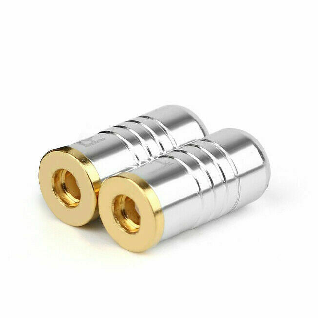 1X MMCX Female Earphone Pins Audio Adapter For UE900 SE535 SE215 W30 Chrome AT2