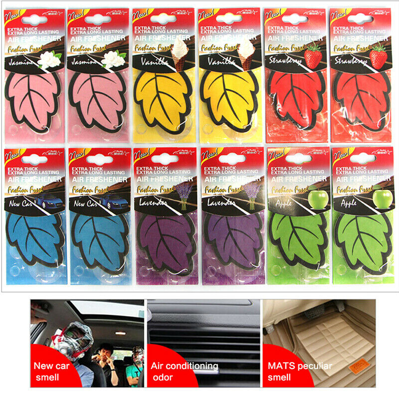 6PCS Car Air Freshener Natural Scented Hanging Vanilla Perfumecar Accesso.l8