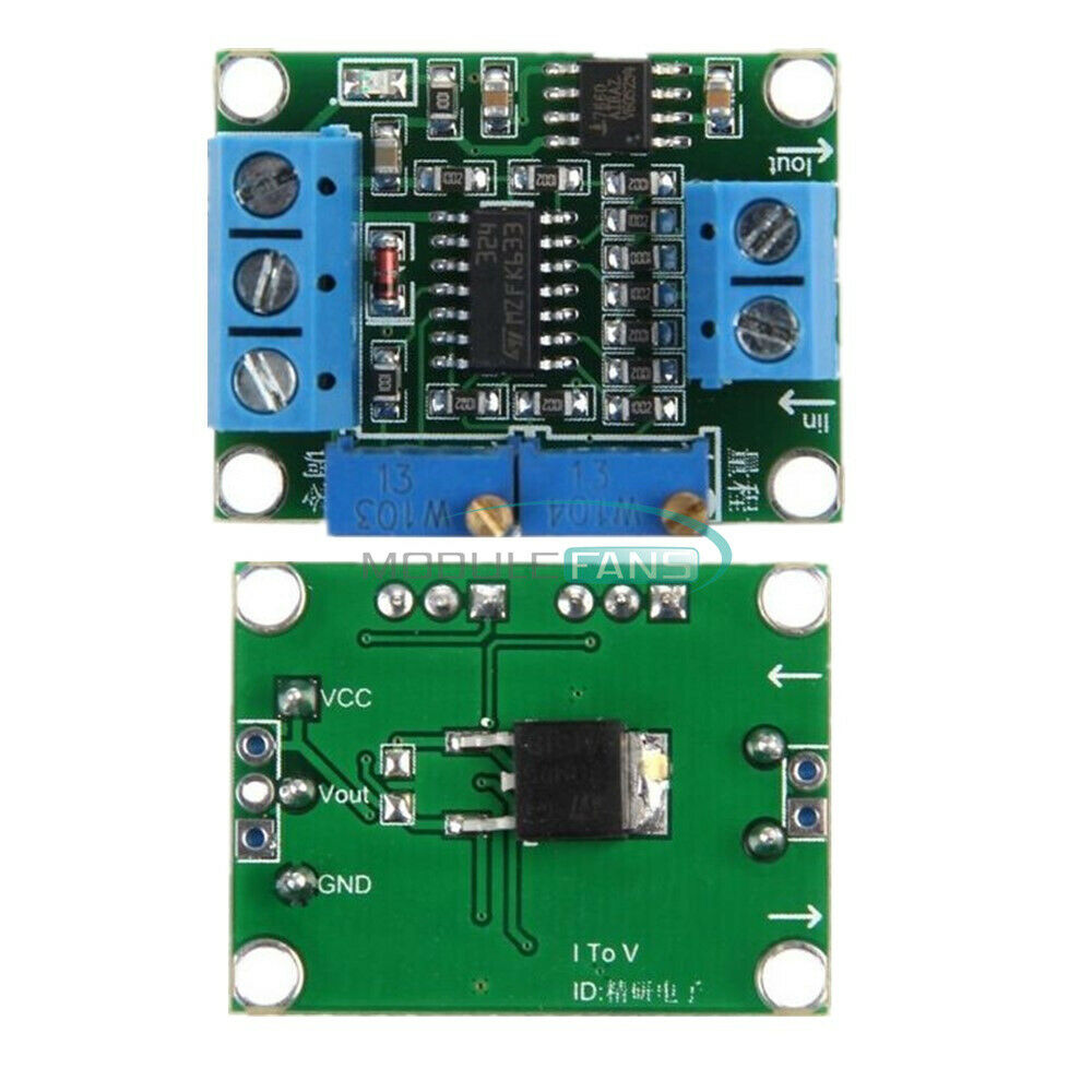 4-20mA to 0-5V Isolation Transmitter Signal Converter Current to Voltage Module