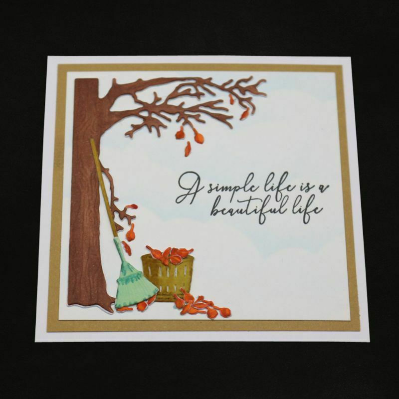 Autumn Metal Cutting Dies Stencil DIY Scrapbook Album Paper Card Craft