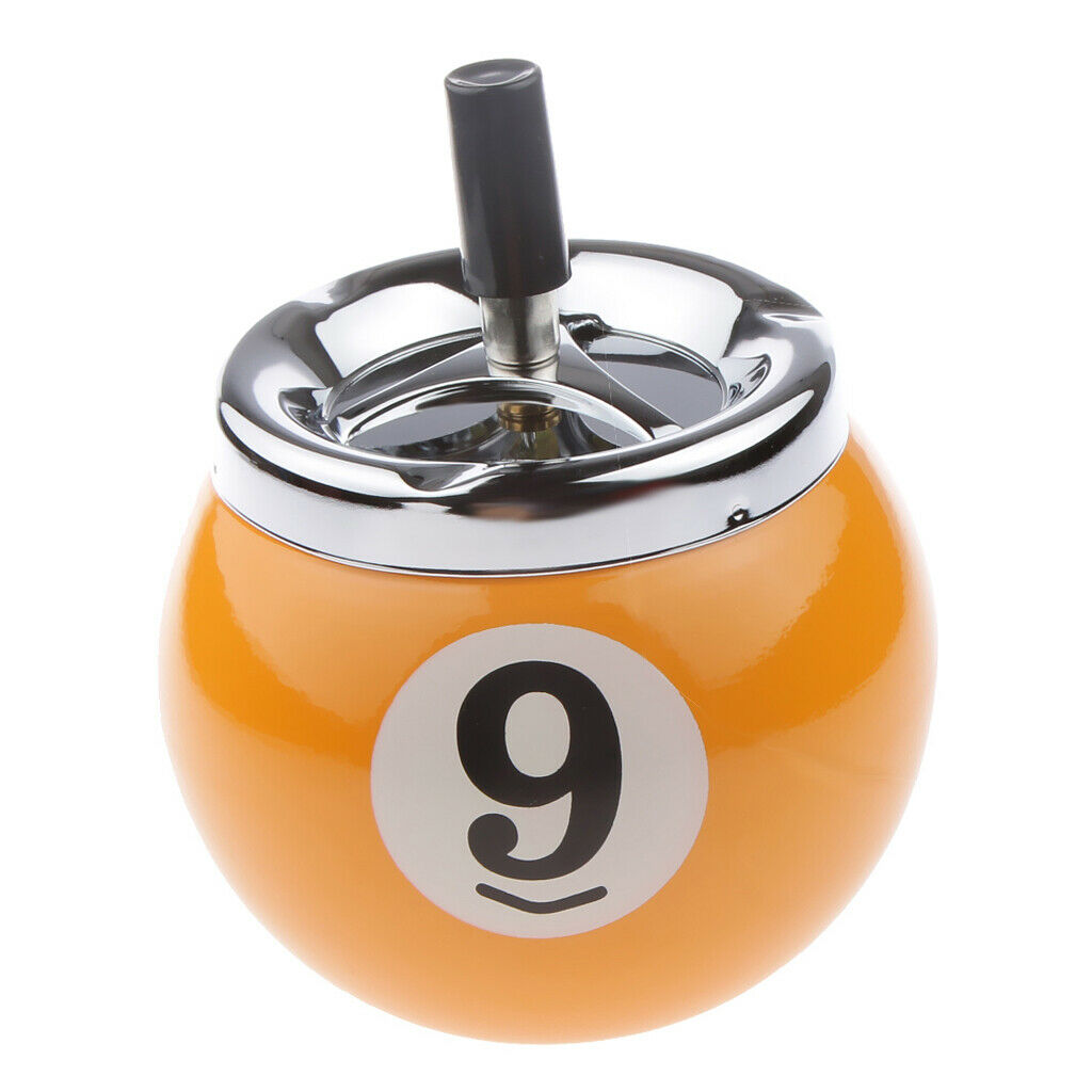 Collectible Aluminum Bathroom Billiard Ball Gift Ashtray Without Base