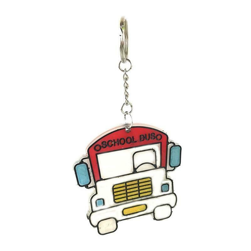 Cartoon School Bus Keychain Mold Epoxy Crystal Silicone Mold Customized Mold