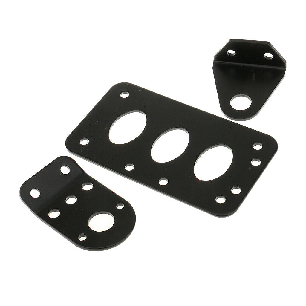 Mounting Plate Holder With Lamp Kit Easy To Fix DIY Motorcycle