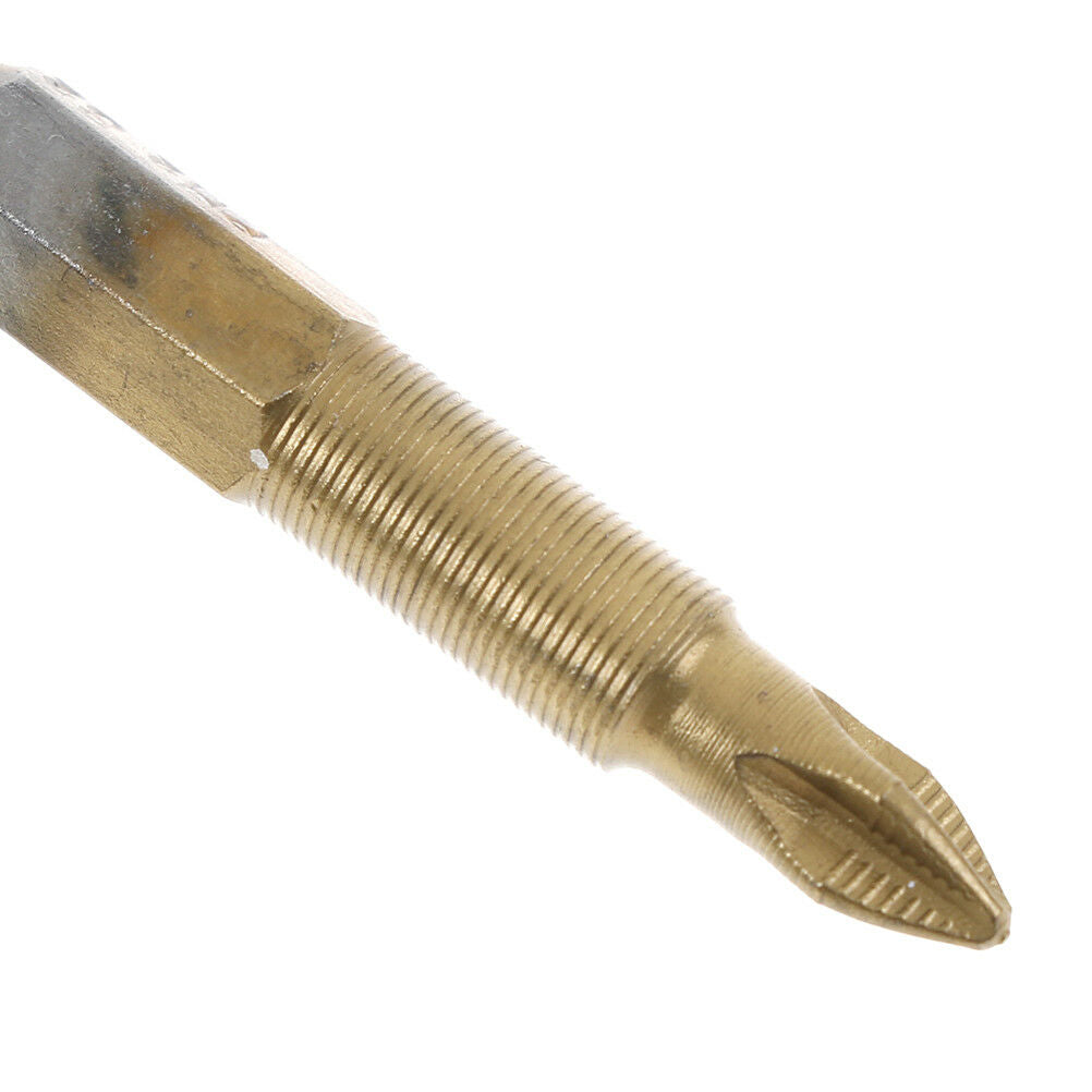 5durable anti slip titanium coated hex shank PH2 electric screwdriver bits 50_DD