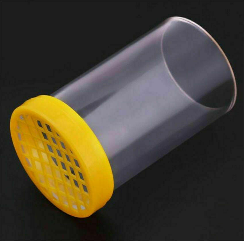 New Beekeeping Tools 1 Queen Bee Marking Cage, Enlarged Transparent Marking Bott