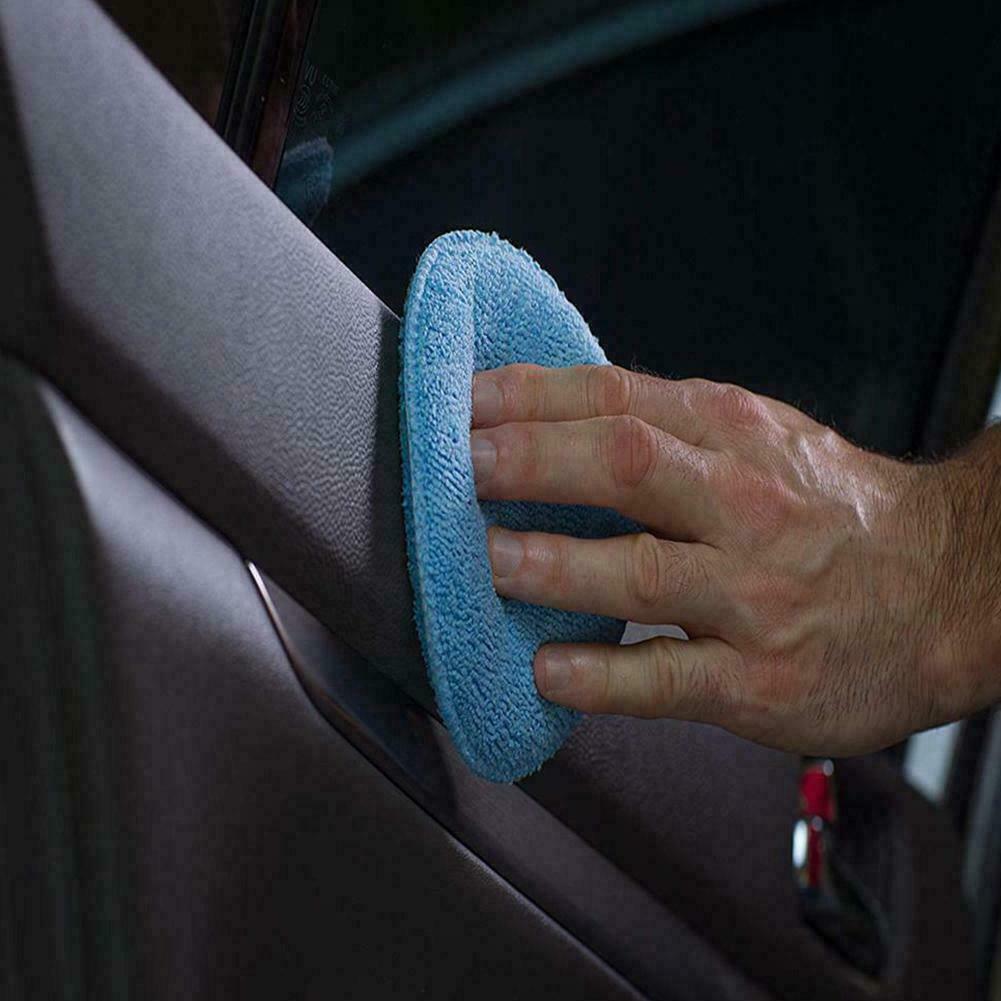 10 x 5" Microfiber Foam Sponge Polish Wax Applicator Car Detailing Cleaning Pad