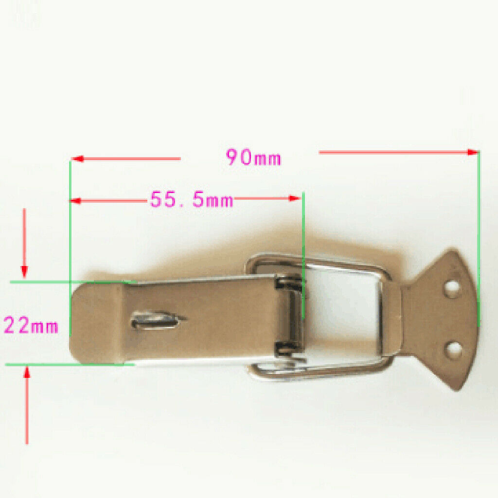 Stainless Steel Lockable Hold Down Clamp Universal Suitable for Boat 56x22mm