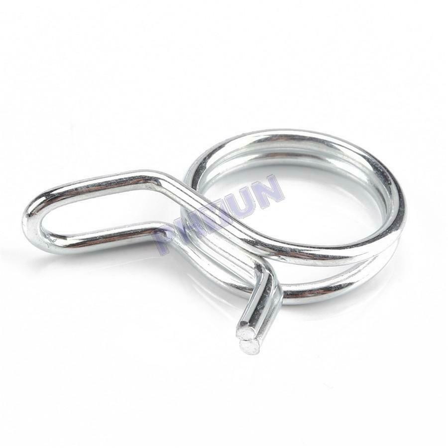 70PCS Î¦5-Î¦18 Double Wire Fuel Line Hose Tube Spring Clamp For Car Motorcycle RV