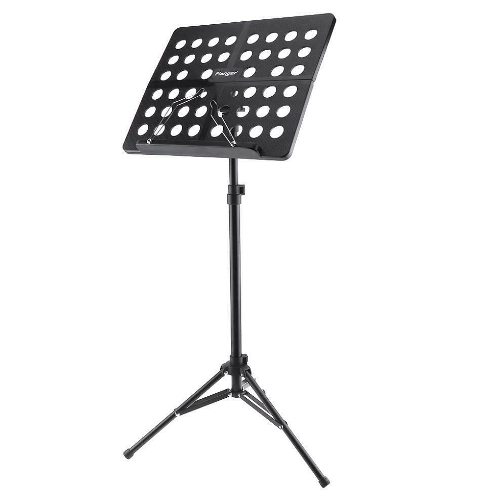 Folding Music Stand Lightweight Aluminum Alloy Music Stand Holder w/ Carring Bag