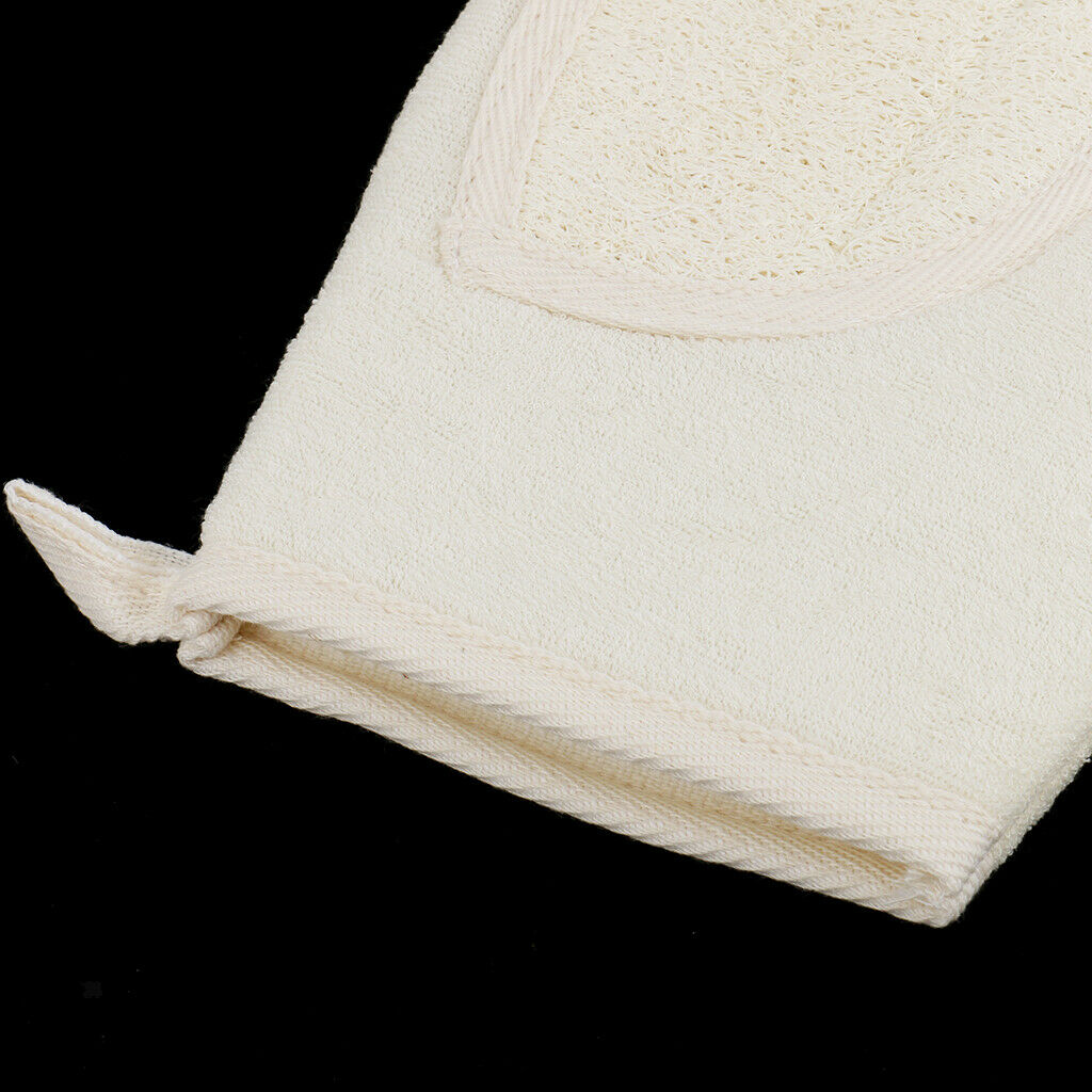 Loofah Shower Bath Glove Exfoliator Skin Cleansing Spa Massage Body Scrubber