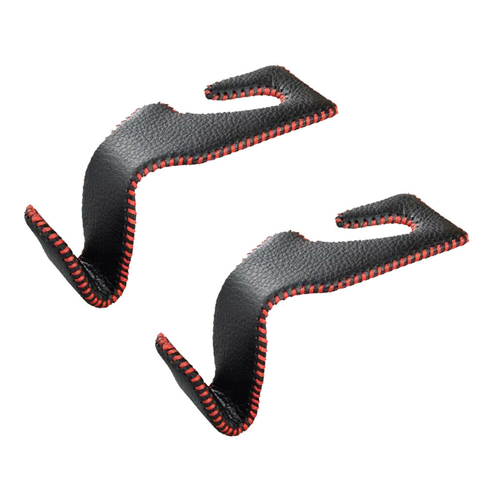 2Pieces Car Seat Headrest Hanging Hook Back Seat Purse Bag Coats Hanger