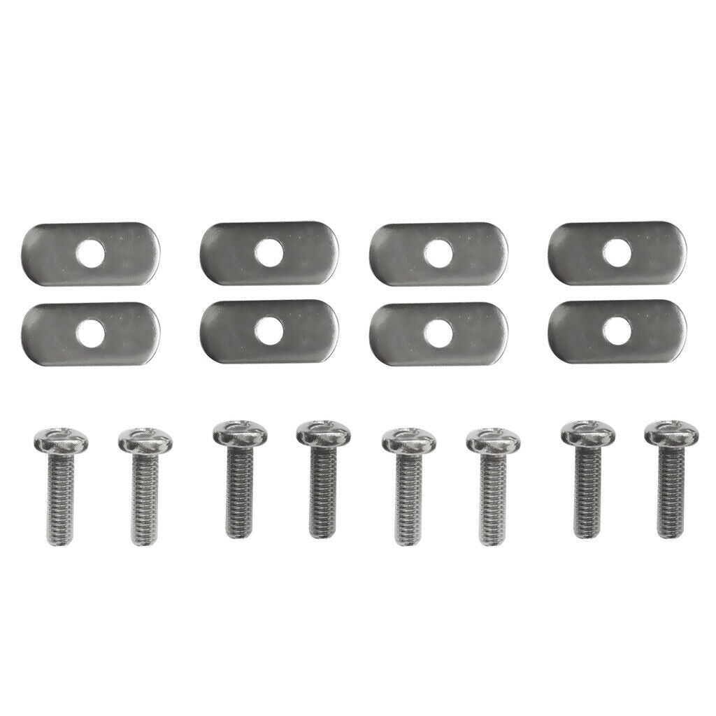 8 Sets Durable Stainless Steel Screws & Nuts Hardware Replacement Kit