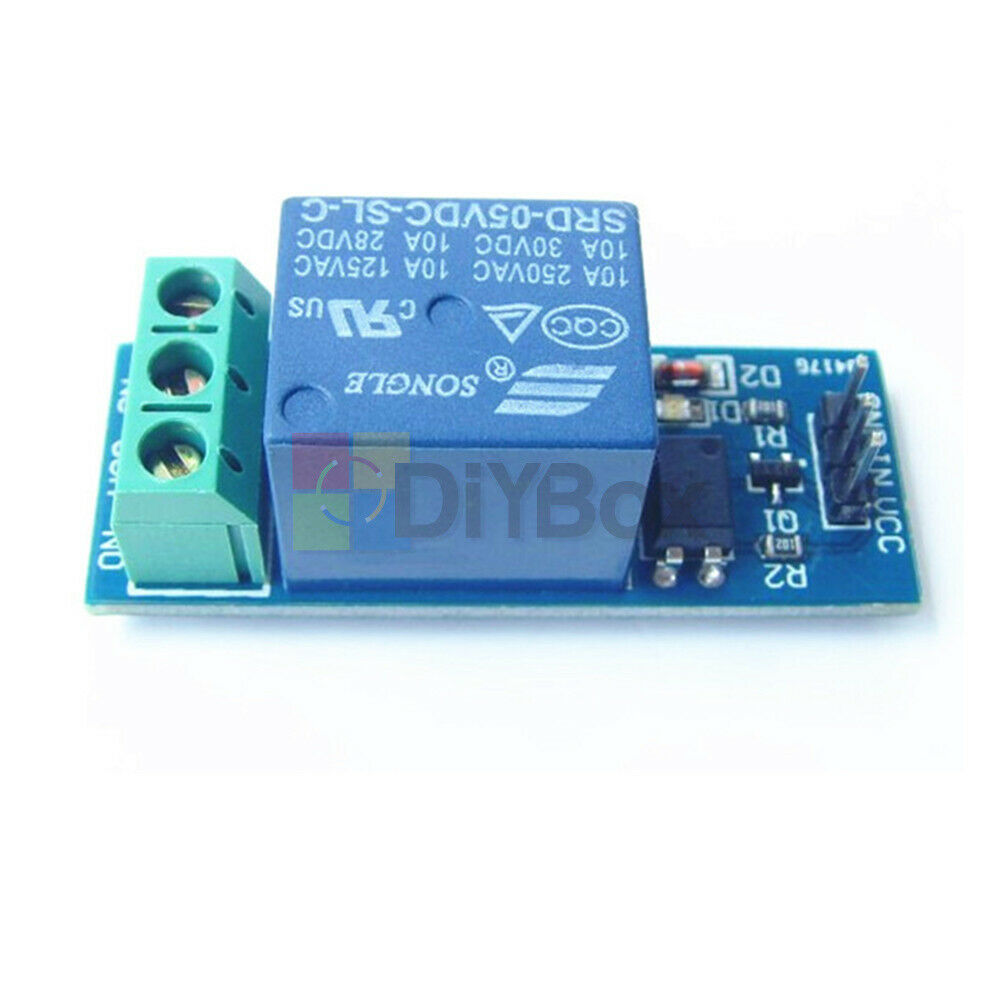 5V 1 Channel 1-CH Relay Shield Module w/ Optocoupler For PIC AVR DSP ARM Arduino