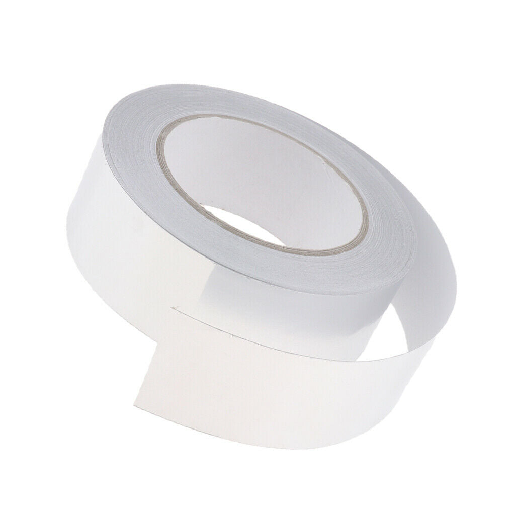 1 Roll Aluminum Foil Tape Sealing Radiation Shield Adhesive Tape 50mmx50m